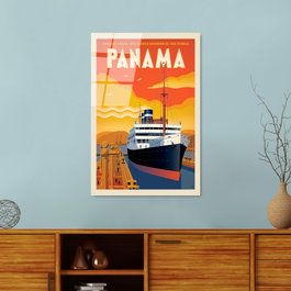 Wallity Cuadro Decorativo de Vidrio Templado Multicolor 30 x 45 cm